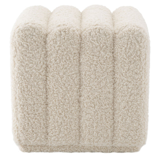 Puf Eichholtz Bente, en tejido de felpa "cordero"