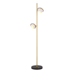 Antique brass finish | white finish | black marble base