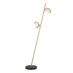 Antique brass finish | white finish | black marble base