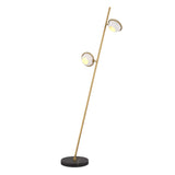 Antique brass finish | white finish | black marble base