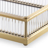 Eichholtz Cora Rectangular Tray Brushed Brass Finish