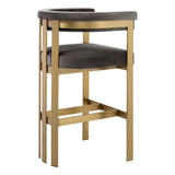 Hoker Eichholtz Clubhouse w tkaninie savona grey velvet