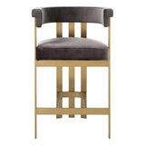 Hoker Eichholtz Clubhouse w tkaninie savona grey velvet