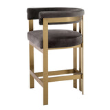 Hoker Eichholtz Clubhouse w tkaninie savona grey velvet