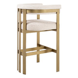 Hoker Eichholtz Clubhouse w tkaninie bouclé cream