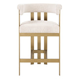 Hoker Eichholtz Clubhouse w tkaninie bouclé cream