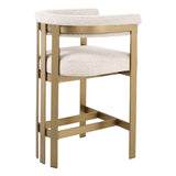 Hoker Eichholtz Clubhouse w tkaninie bouclé cream
