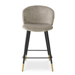Roche beige velvet S (W. 50.5 cm | D. 54 cm | H 92.5 cm | SD 42 cm | SH 77 cm)