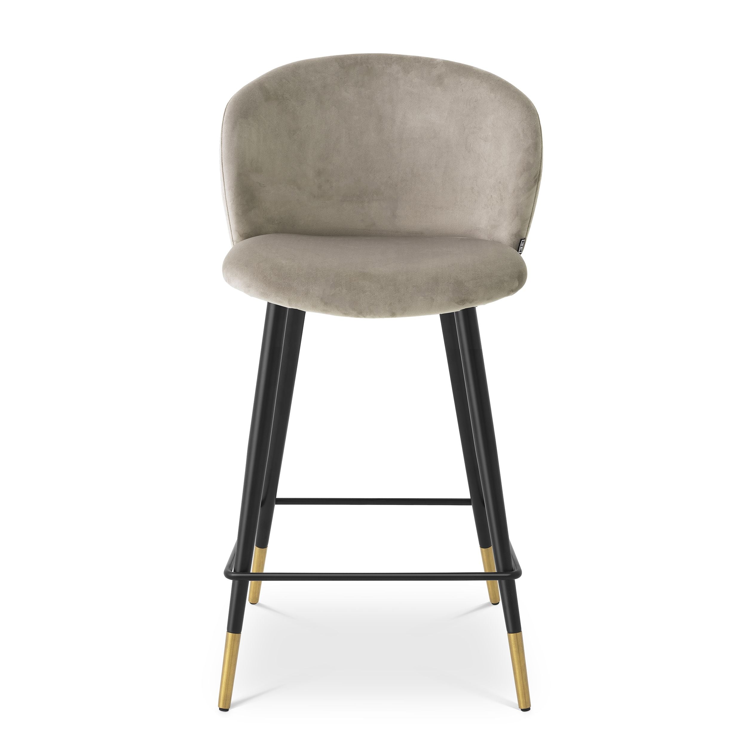 Roche beige velvet S (W. 50.5 cm | D. 54 cm | H 92.5 cm | SD 42 cm | SH 77 cm)