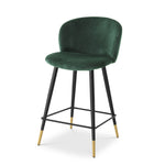 Roche dark green velvet S (W. 50.5 cm | D. 54 cm | H 92.5 cm | SD 42 cm | SH 77 cm)
