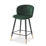 Roche dark green velvet S (W. 50.5 cm | D. 54 cm | H 92.5 cm | SD 42 cm | SH 77 cm)