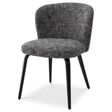 Krzesło Eichholtz Halard, w tkaninie Cambon black
