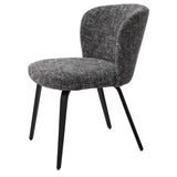 Krzesło Eichholtz Halard, w tkaninie Cambon black
