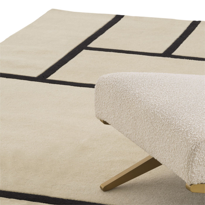 Dywan Eichholtz Omar, 300 x 400 cm biało czarny