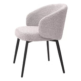 Krzesło do jadalni Eichholtz Lloyd set 2 szt w tkaninie Bouclé grey