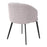 Silla de comedor Eichholtz Lloyd, juego de 2, en tela Bouclé gris