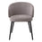 Silla de comedor Eichholtz Lloyd, juego de 2, en tela gris Sisley