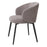 Silla de comedor Eichholtz Lloyd, juego de 2, en tela gris Sisley