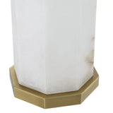 Lampa stołowa Eichholtz Newman, sześciokątny abażur
