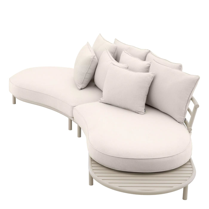 Sofa Eichholtz Laguno w tkaninie Lewis off-white/grey