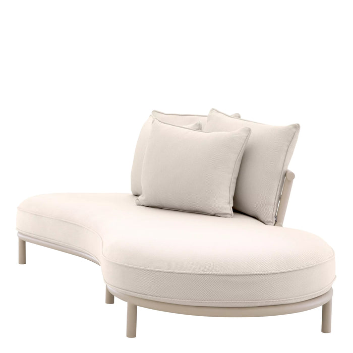 Sofa lewa Eichholtz Laguno w tkaninie Lewis off-white/grey