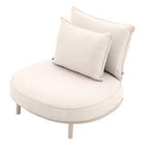 Fotel Eichholtz Laguno w tkaninie Lewis off-white/grey