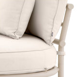 Fotel Eichholtz Laguno w tkaninie Lewis off-white/grey