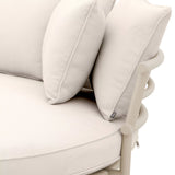 Sofa okrągła Eichholtz Laguno w tkaninie Lewis off-white/grey