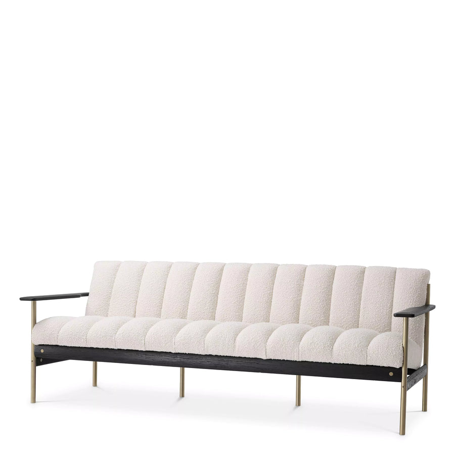 Sofa Eichholtz Elan w tkaninie Bouclé cream