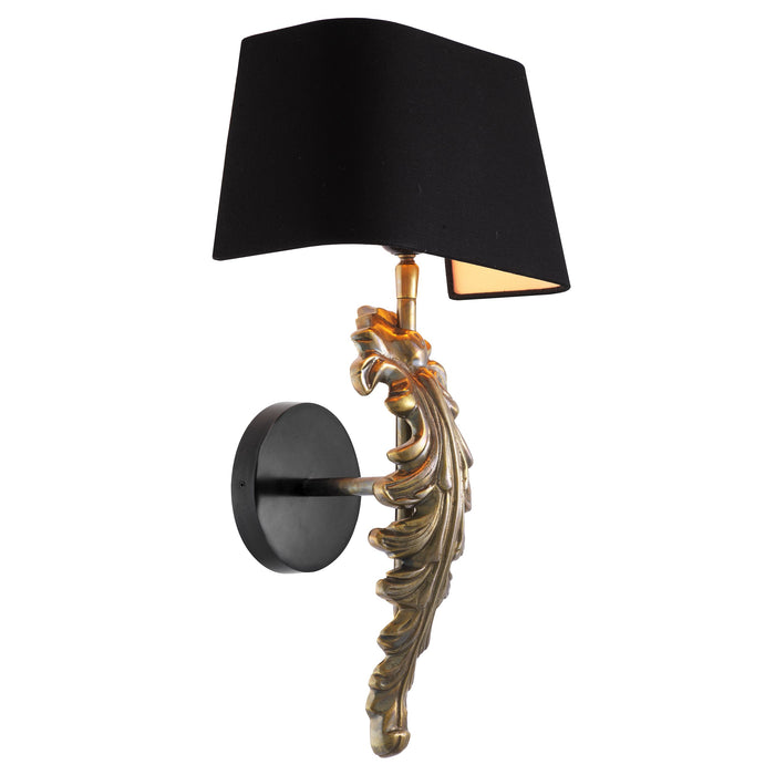 Czarny aksamit | antyczny mosiądz