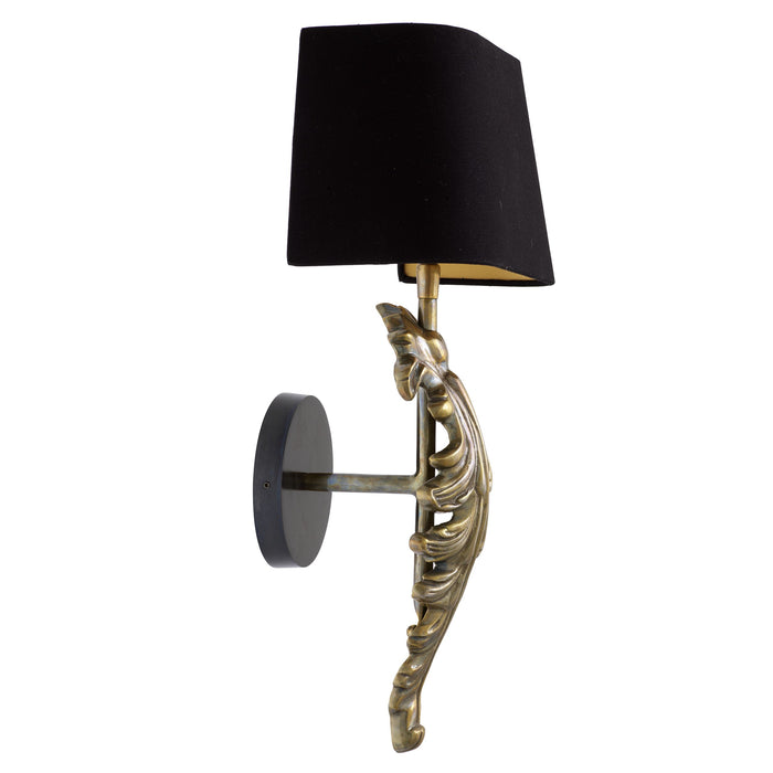 Czarny aksamit | antyczny mosiądz