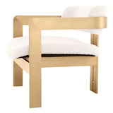 Krzesło Eichholtz Donato w tkaninie bouclé cream