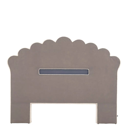 Cabecero Eichholtz Trapezium en tejido Bouclé crema