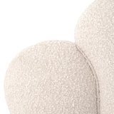 Zagłówek Eichholtz Trapezium w tkaninie Bouclé cream