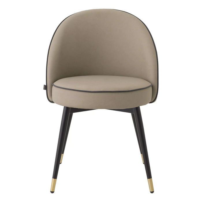 Krzesło jadalnianie Eichholtz Cooper eco skóra set 2 szt.