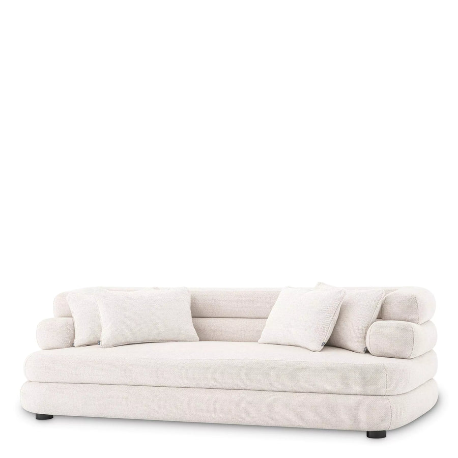 Eichholtz Malaga S Sofa in Lyssa off-white fabric