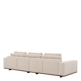 Sofa Eichholtz Aurora L w tkaninie Nuoro beige