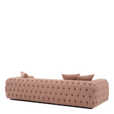 Sofa Eichholtz Piccadilly w tkaninie Bouclé vintage pink