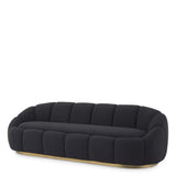 Sofa Eichholtz Inger w tkaninie Bouclé black