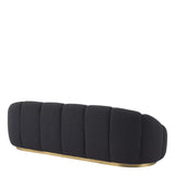 Sofa Eichholtz Inger w tkaninie Bouclé black