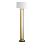 Antique brass finish | black marble base