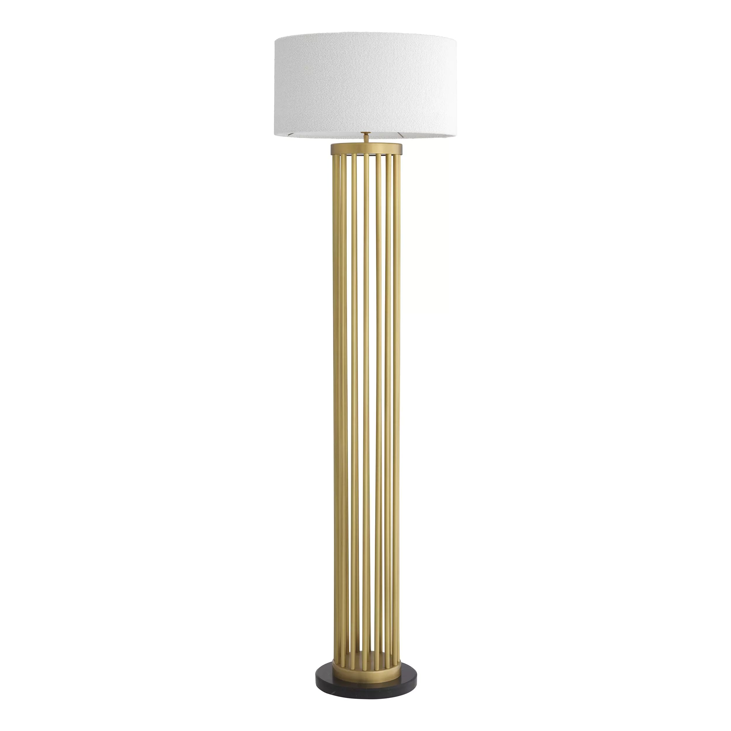 Antique brass finish | black marble base