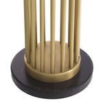 Antique brass finish | black marble base