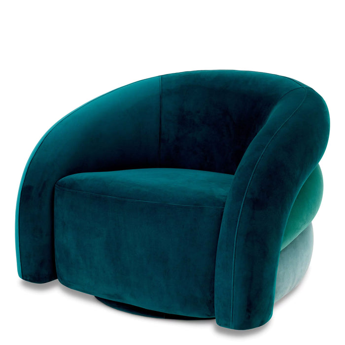 Savona sea green velvet | Savona turquoise velvet | Savona blue velvet