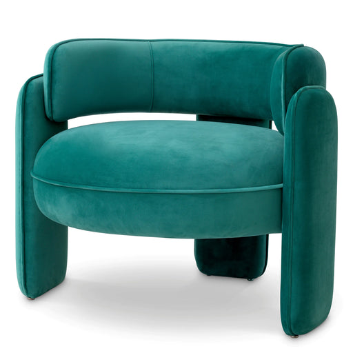 Savona turquoise velvet