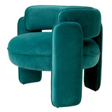 Savona turquoise velvet