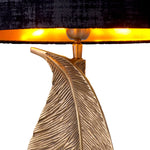 Vintage brass finish | black granite base