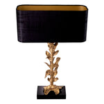 Vintage brass finish | black granite base