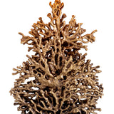 Vintage brass finish | black granite base