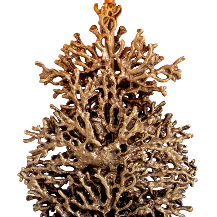 Vintage brass finish | black granite base